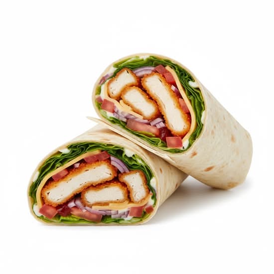 Schnitzel Wrap