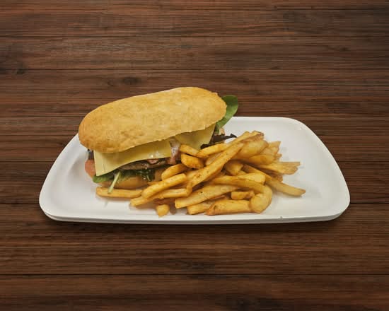 Steak Sandwich with the Lot