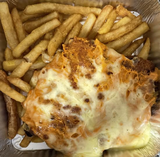 Buffalo Chicken Parmi