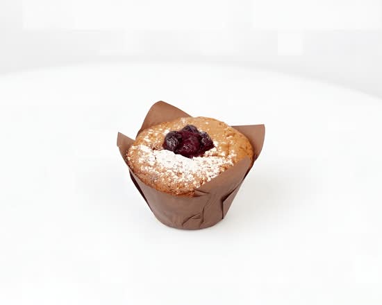 Mixed berry & white chocolate muffins