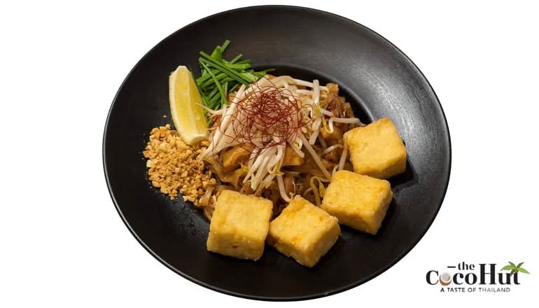 Soft fried Tofu Pad Thai