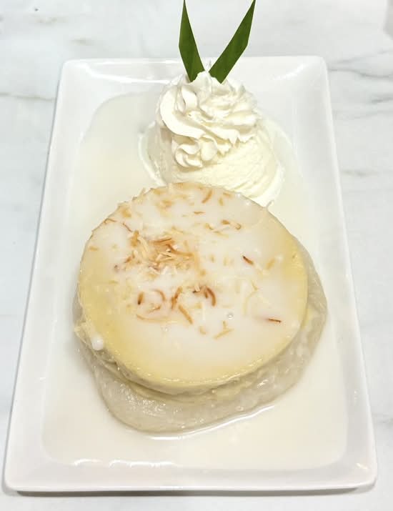 Thai Custard with Sticky Rice