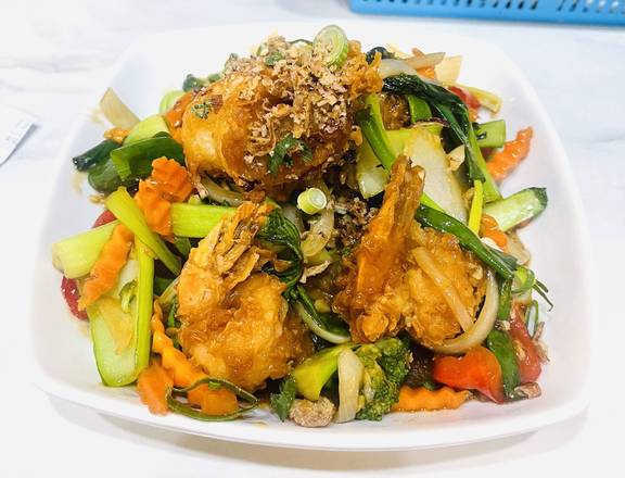Garlic and Chilli Prawns