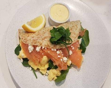 Smoked Salmon Crepe