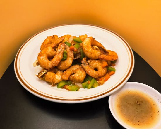 Tôm Rang Muối -Battered & Fried Prawns