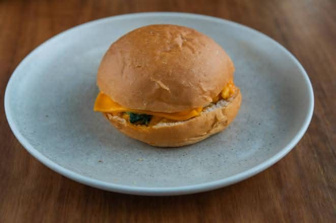 Scrambled Egg and Spinach Roll