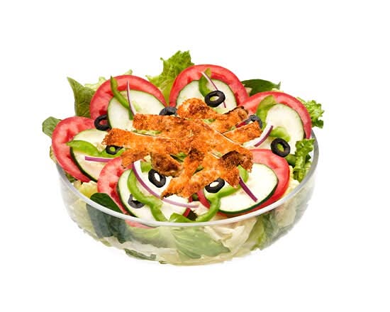 Chicken Schnitzel (Large Salad)
