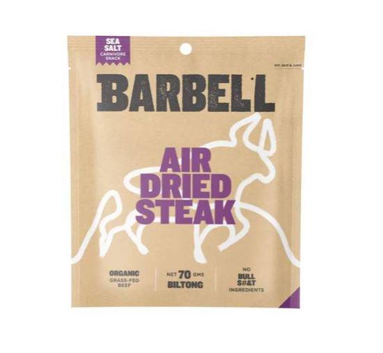 Barbell Foods Biltong, Sea Salt