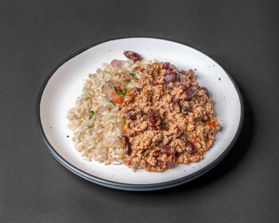 Beef Taco Bowl with Brown Rice