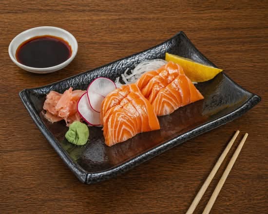 Salmon Sashimi (GF) (A)