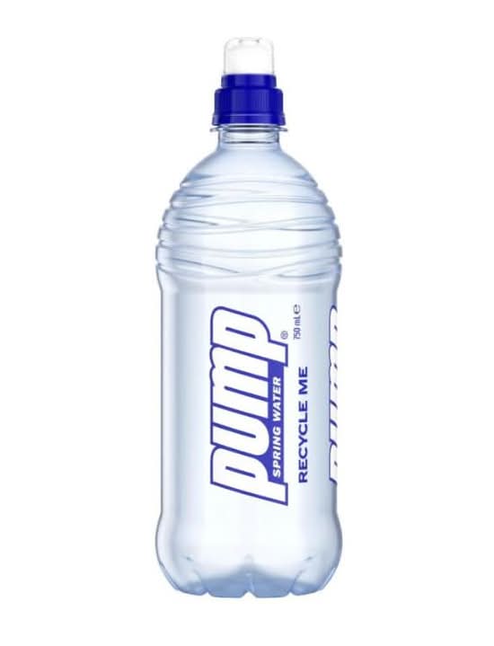 Pump Spring Water Bottle 750mL