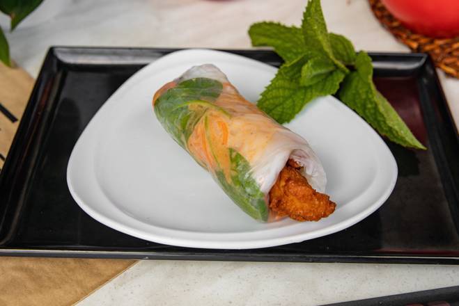 Satay Chicken Rice Paper Roll