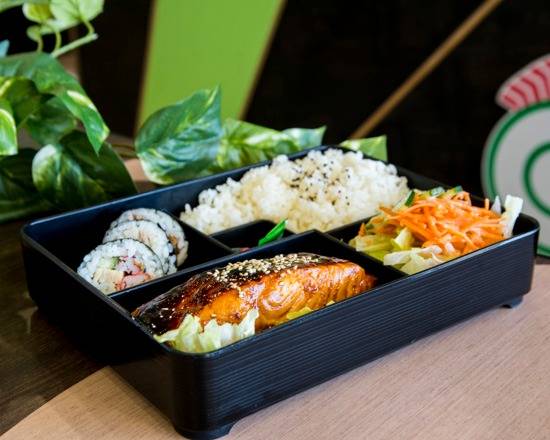 Teriyaki Salmon Bento (A)