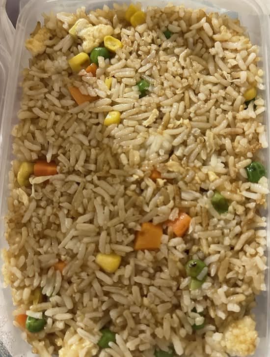 F05 Vegetarian Fried Rice (V) (GF)