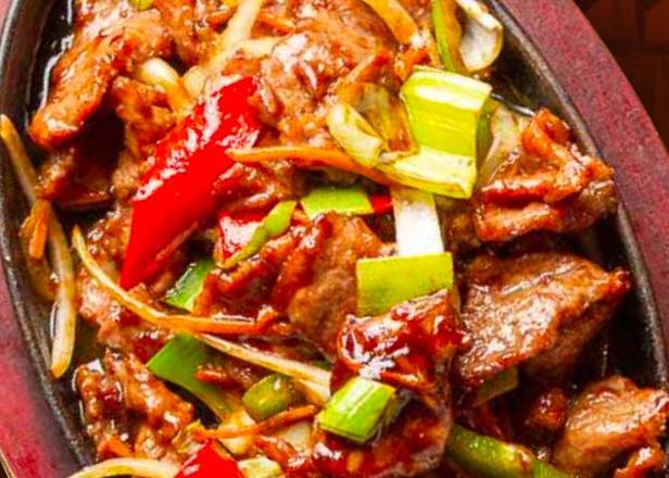706 Sizzling Mongolian Beef