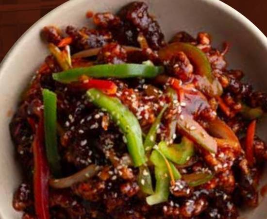 708 Rainbow Beef-Sweet & Sour Crispy Beef