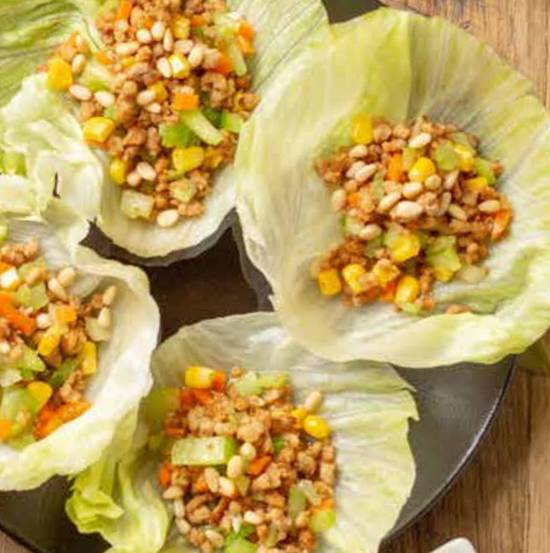 504 Sang Choy Bow - Seafood Combination with Lettuce Wrap
