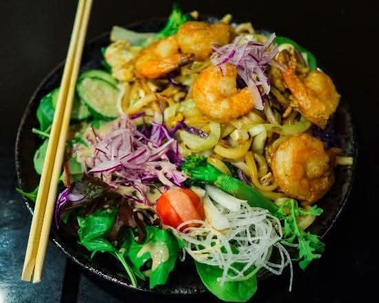 Prawn Teriyaki Stir Fried Udon