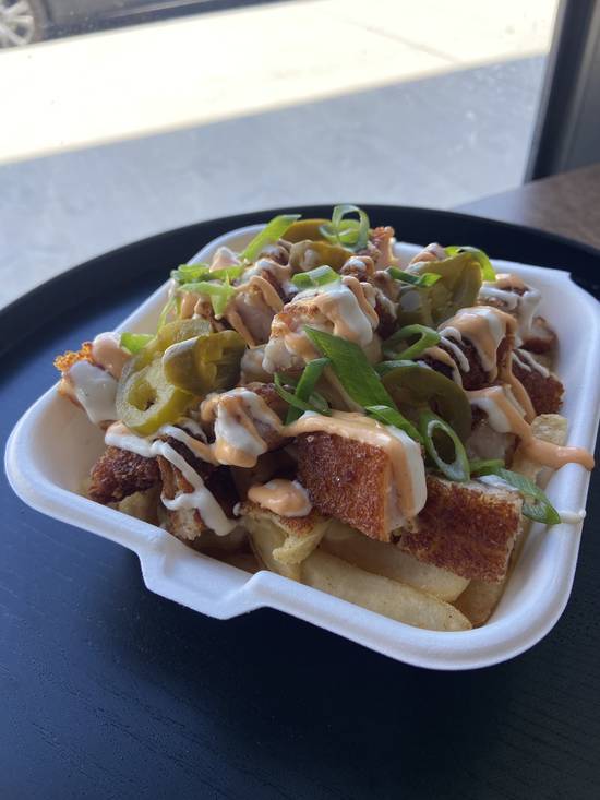 Crispy Chicken Loaded Fries