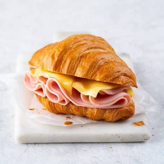Ham and cheese croissant