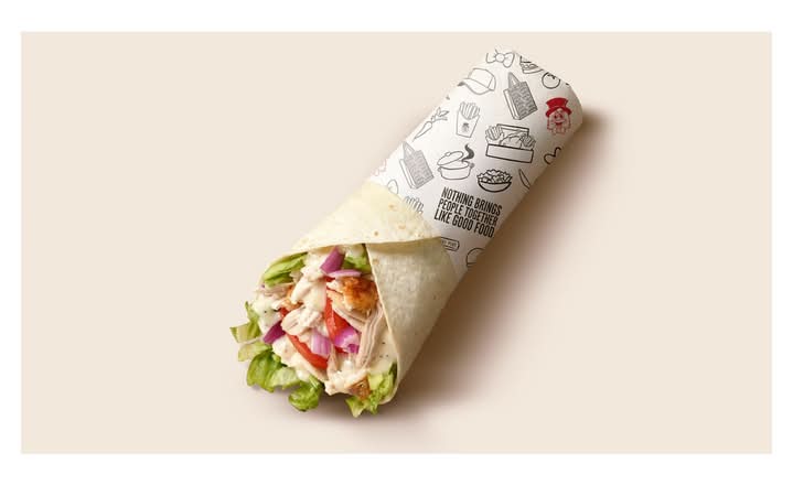 Pulled Chicken Wrap
