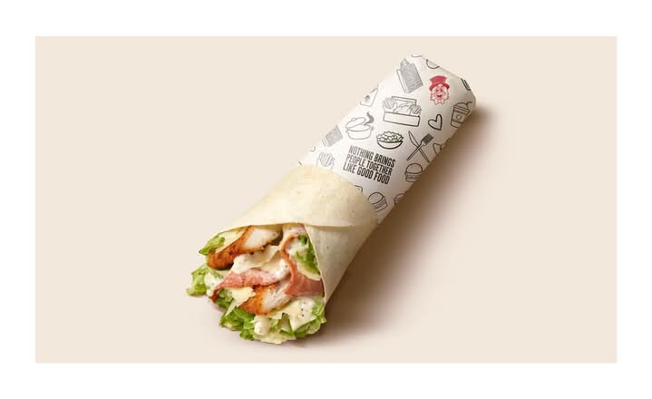 Crunchy Caesar Wrap