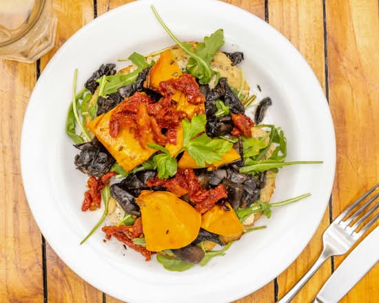 Open Sandwich with Oven Roasted Vegetables (G.F Avail)