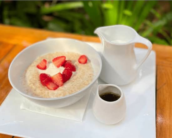 Home Made Porridge with Coconut Yogurt