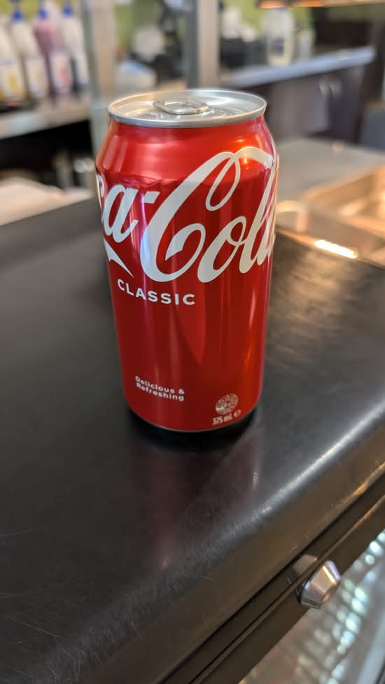 Soft Drink can (coke or coke zero)