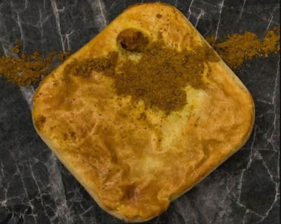 Square Curry Beef Pie