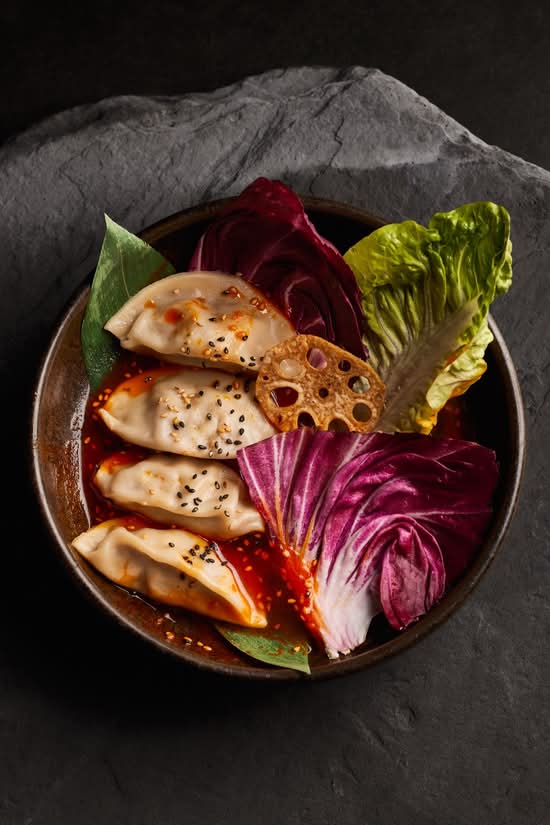 Wagyu Beef Gyoza in Chilli Oil
