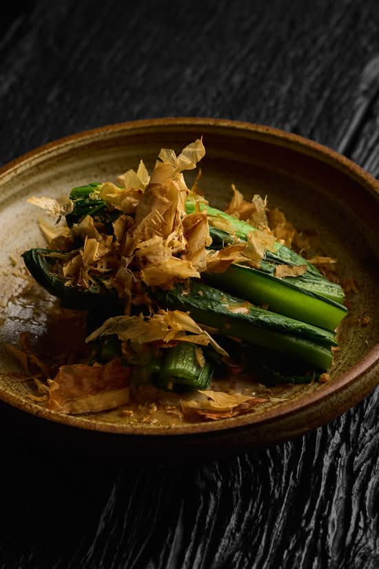 Steamed Seasonal Asian Greens