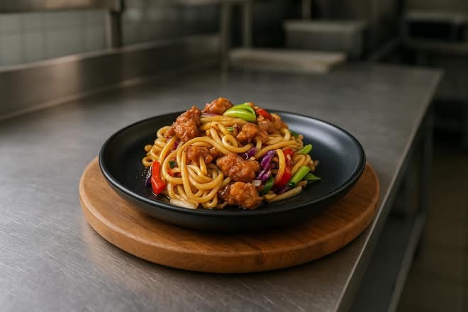 Chicken Udon Stir-Fry