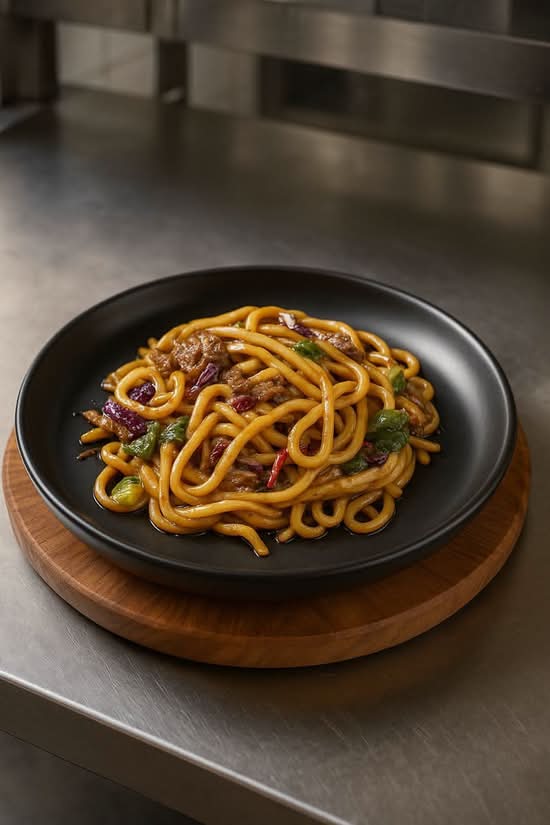 Beef Udon Stir-Fry