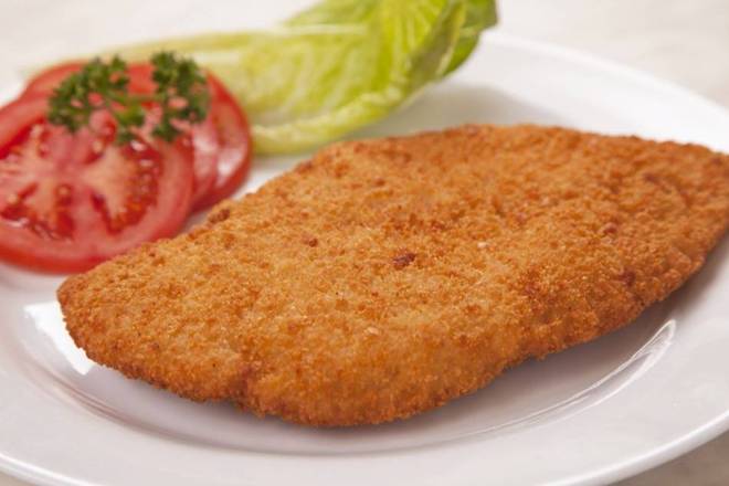 Chicken Bacon Cheese Schnitzel