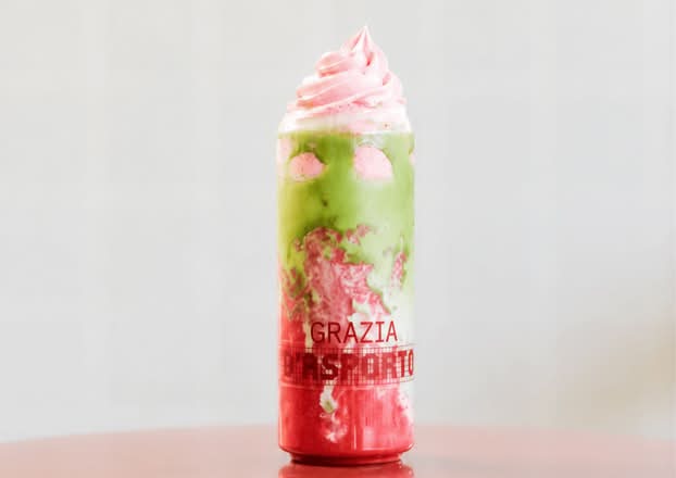 Strawberry Iced Matcha