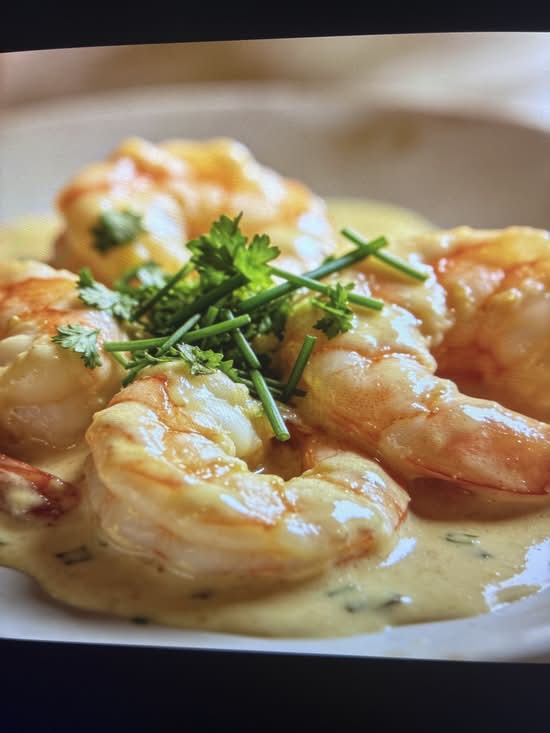 Etna's Garlic Prawns
