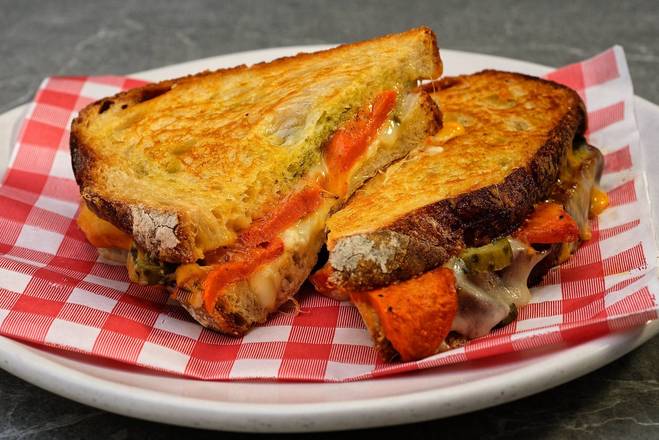 Grilled Three Cheese Toastie