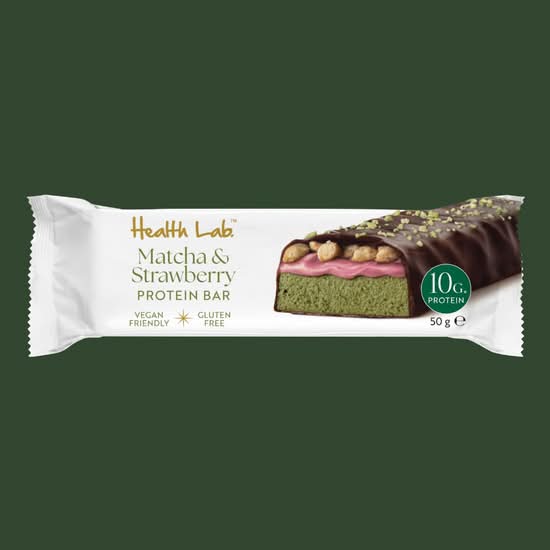 Health Lab Matcha & Strawberry Protein Bar