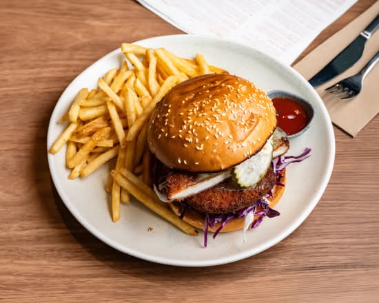 Chicken Schnitzel Burger