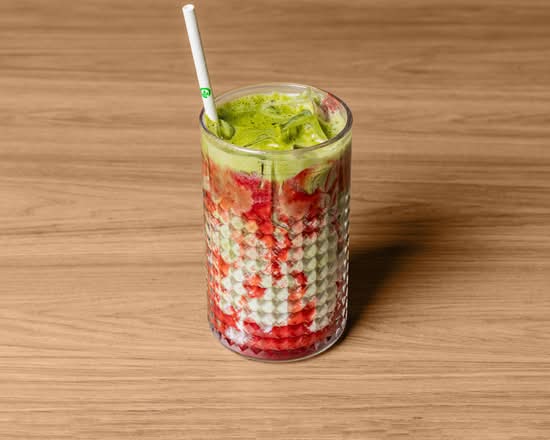 Iced Strawberry Matcha