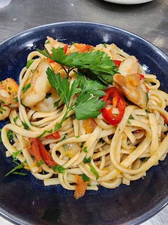 Prawn Linguine