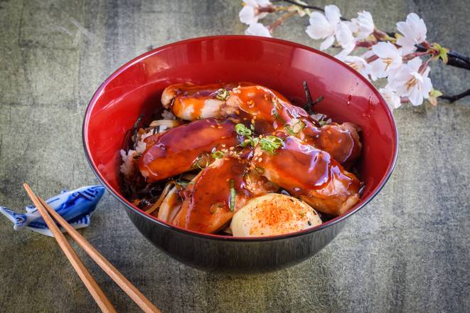 Teriyaki Chicken Donburi Rice Bowl