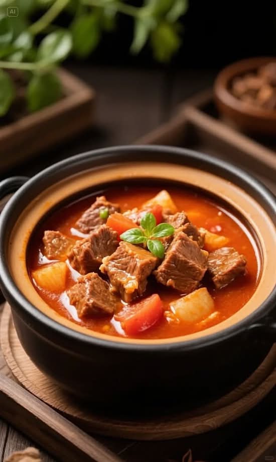 Braised Beef Brisket in Clay Pot