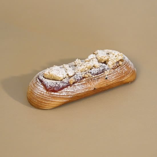 Rhubarb and Raspberry Danish