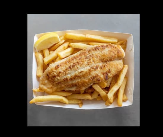 Grilled Fish & Chips gf