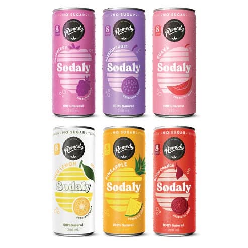 Sodaly Natural Soft Drink 250ml Can