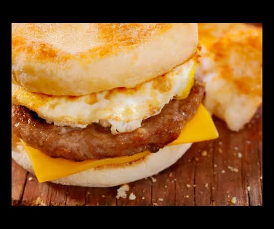 Sausage, 2-Egg, Cheese & Fried Onion Roll