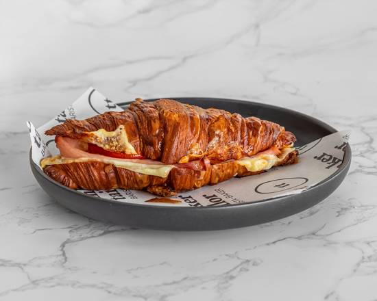 Ham Cheese and Tomato Croissant