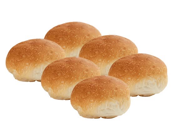 White Round Roll - 6 Pack